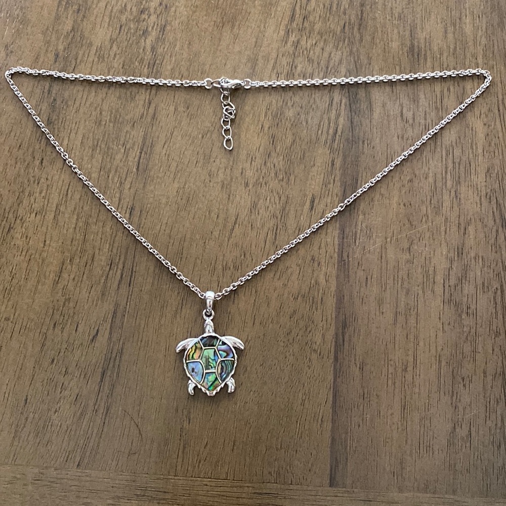 Colorful Plated Turtle Necklace